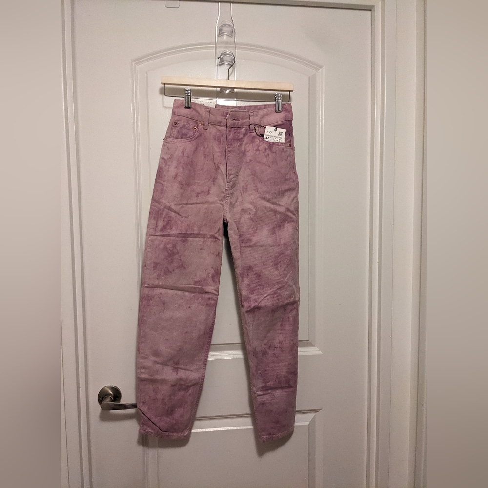 Zara purple jeans
